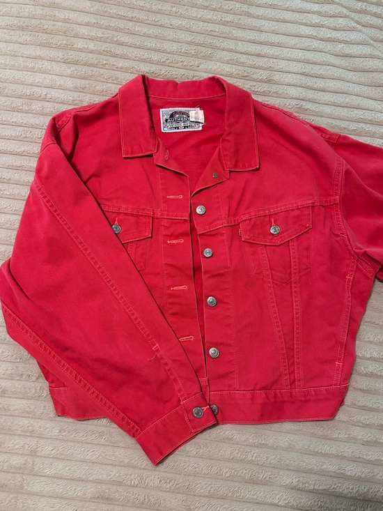Levi's Jackets & Blazers - Vintage Levi's Coral-Red Denim Jacket